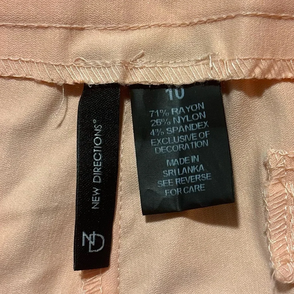 New Directions Apricot Trousers