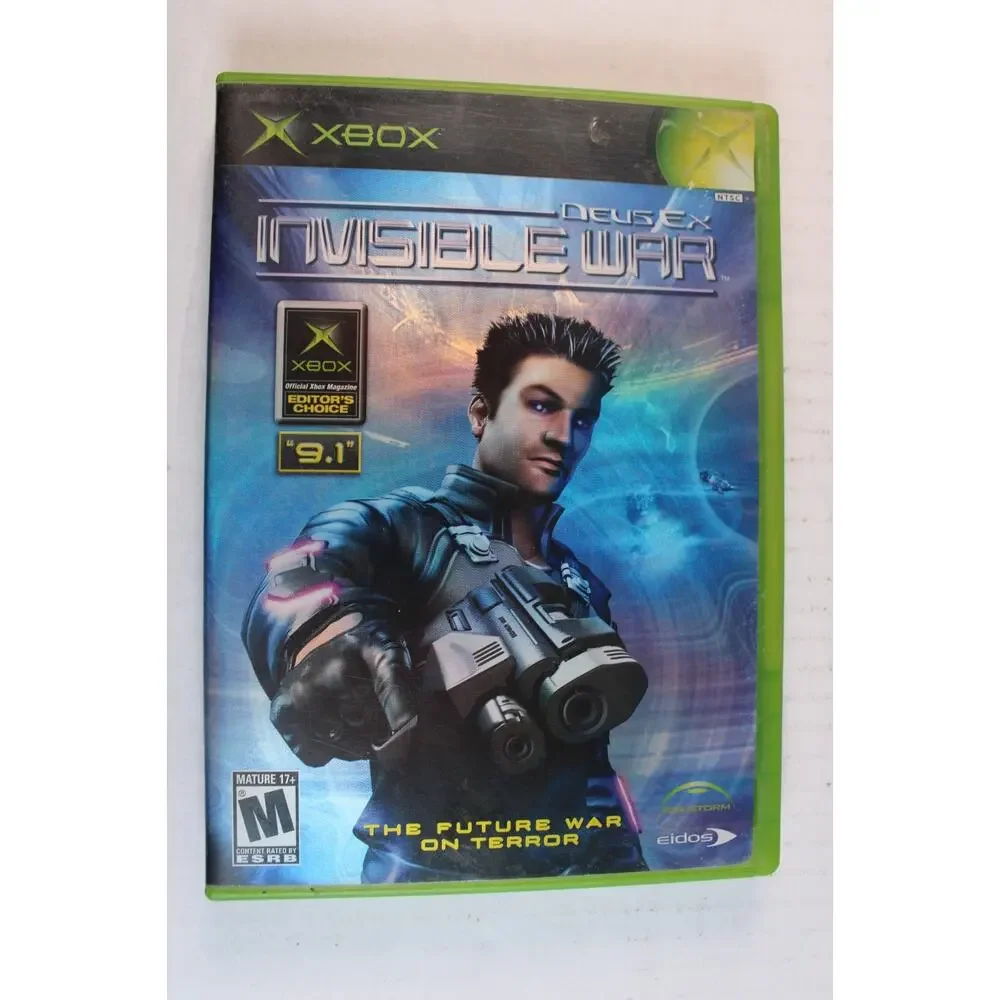 Deus Ex: Invisible War (Microsoft Xbox, 2003) Authentic, tested/works