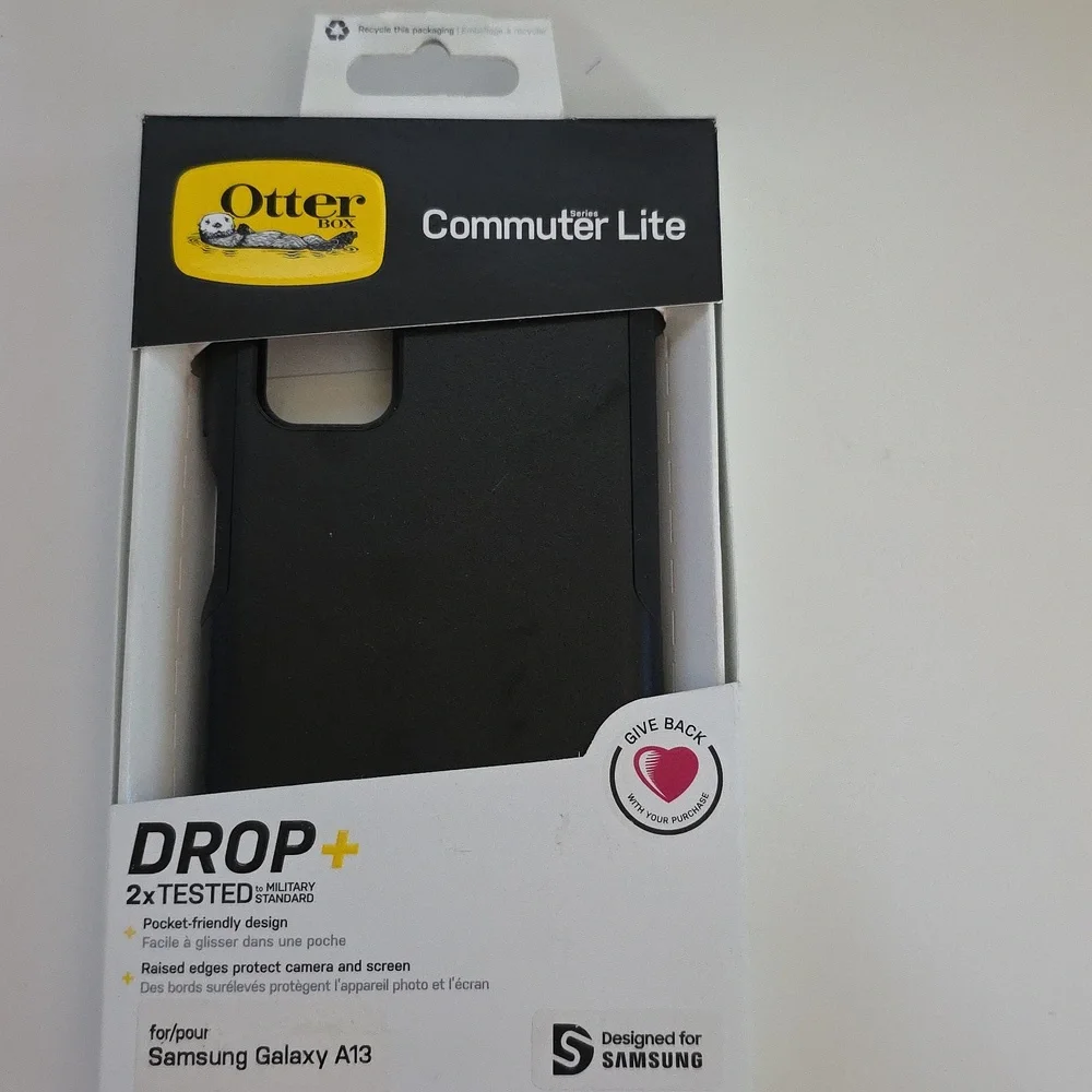 Otterbox Commuter Lite Samsung Galaxy A13 Black Phone Case 2x Tested