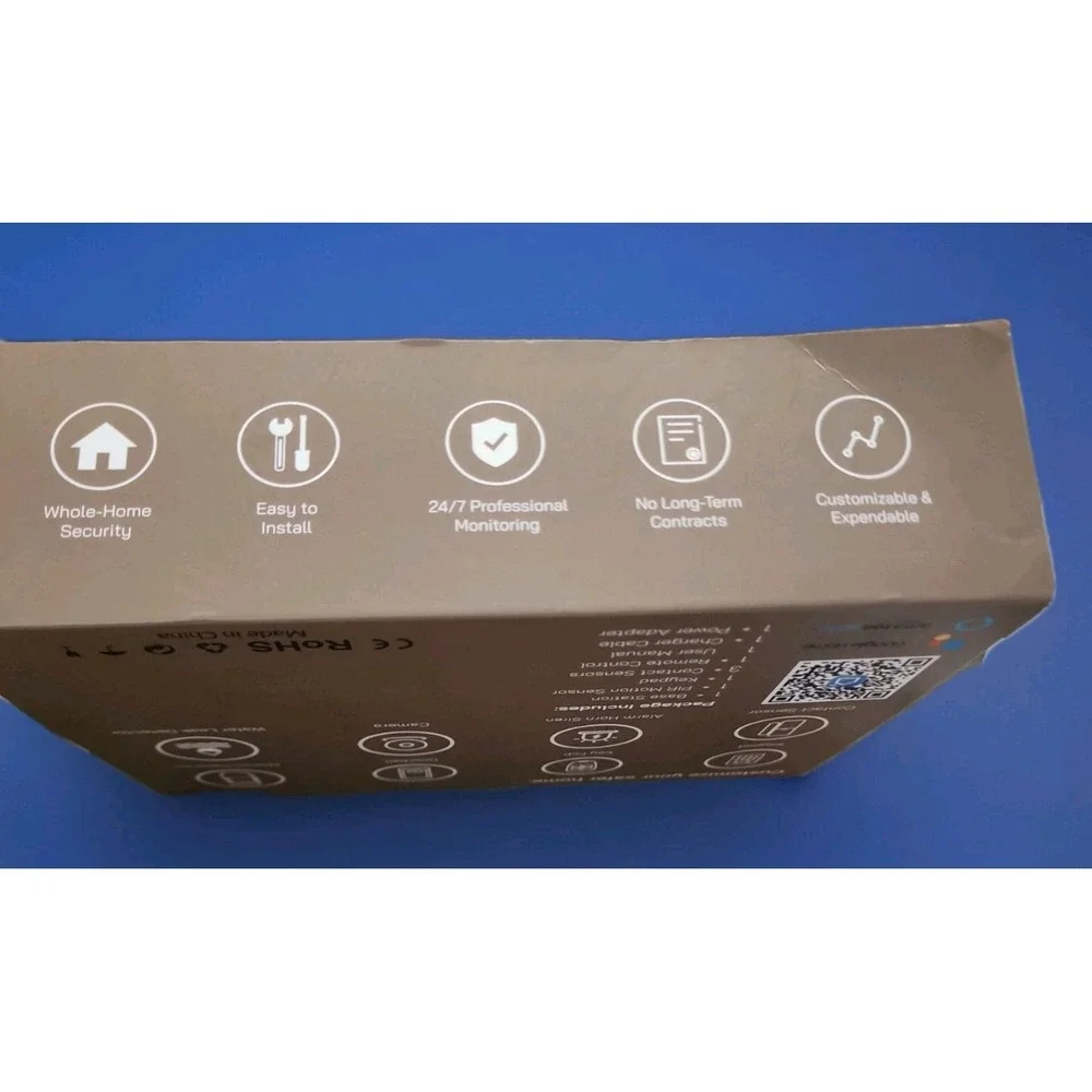 NEW AGSHome Alarm System Motion Sensor Door/Window Alarms for Home Security 7pc