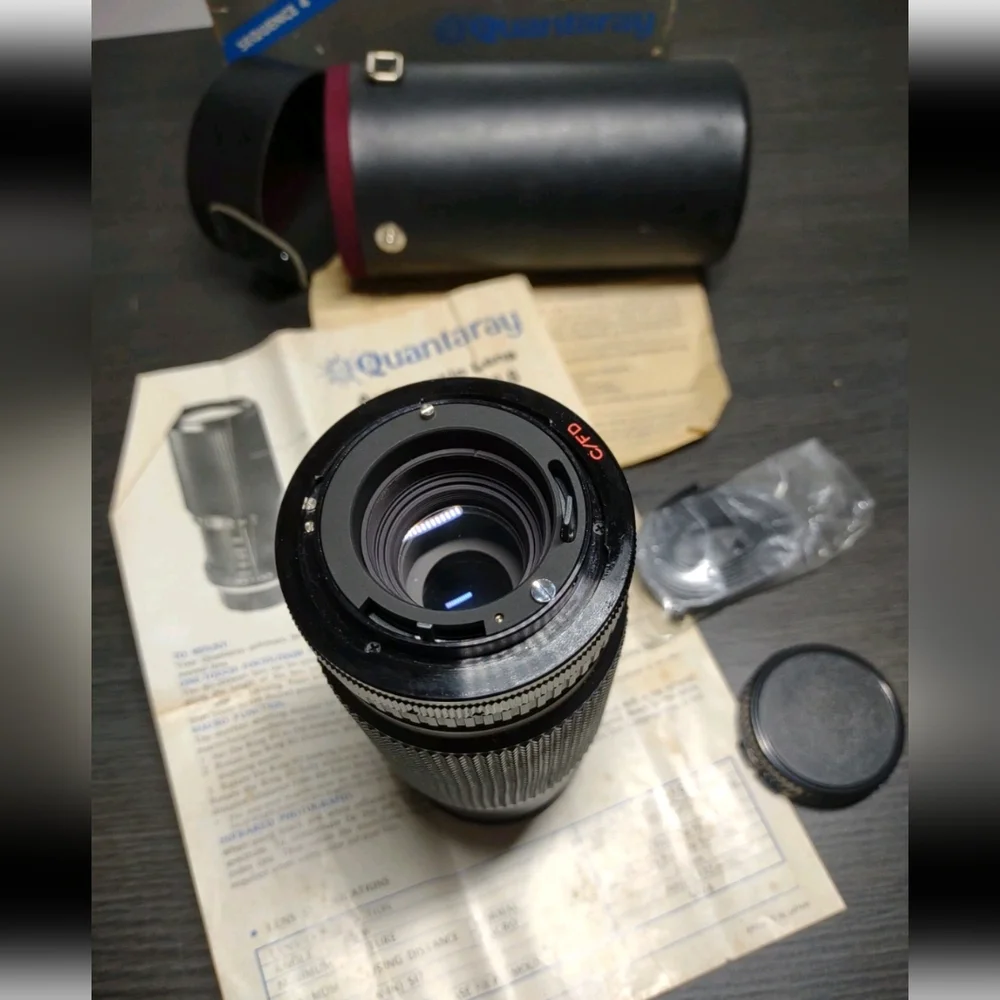 Vintage Canon Camera Zoom Lens Quantaray Automatic Compact One Touch Zoom Lens