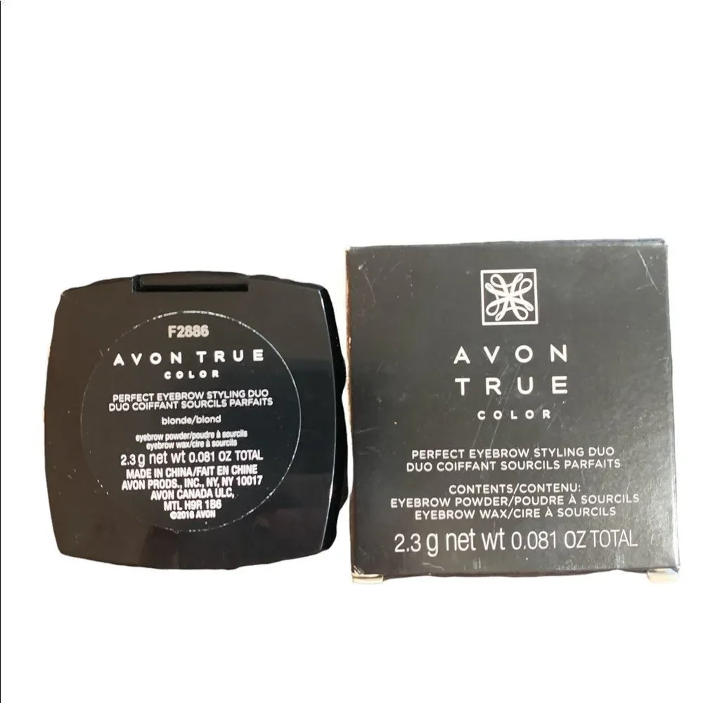 Avon true color perfect eyebrows styling duo blonde two left