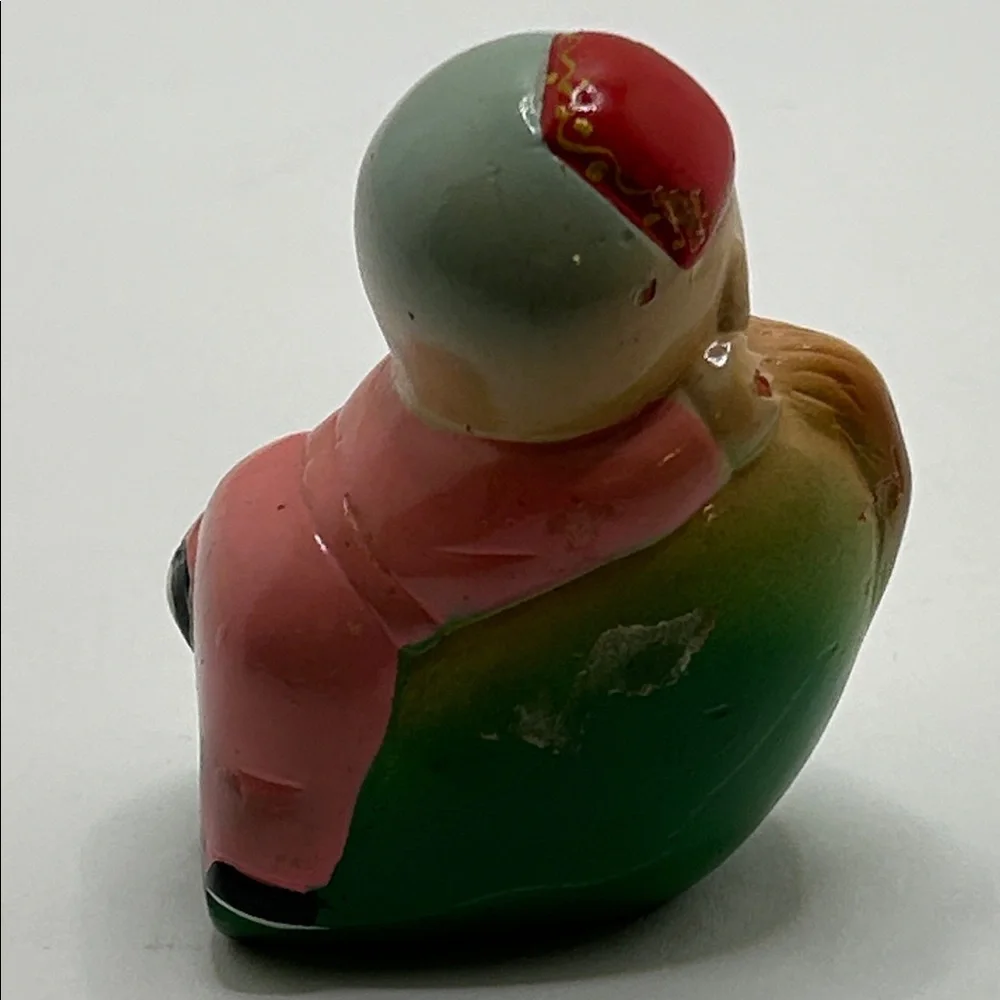 Adorable Vintage Wooden Pencil Sharpener Figurine Made in China