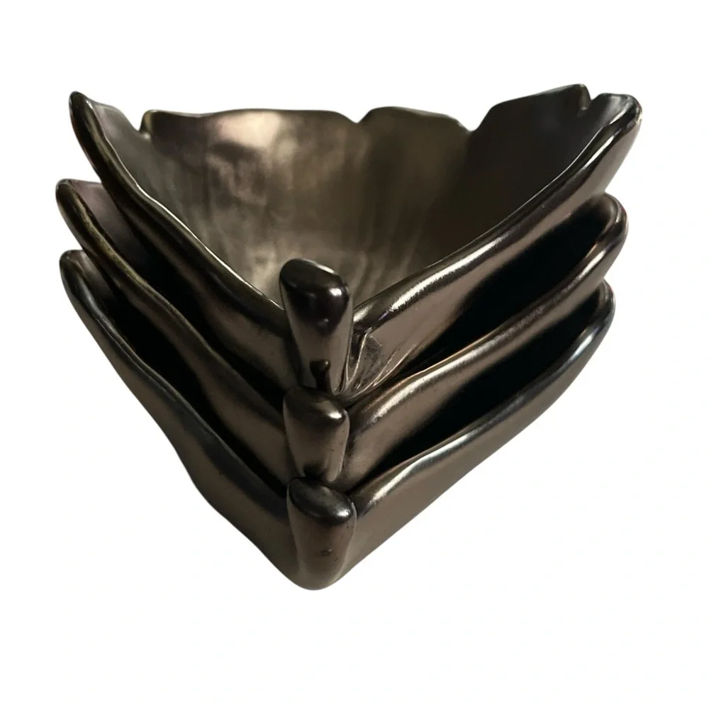 Crate&Barrel copper metallic dark