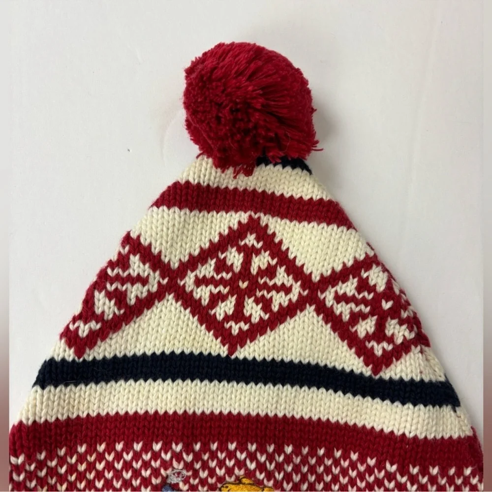 The Disney Store Winnie the Pooh Piglet Winter Hat Holiday Beanie Sz Small/Child