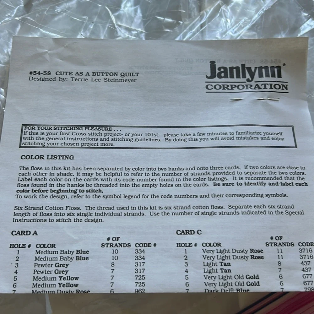 Janlynn new unused