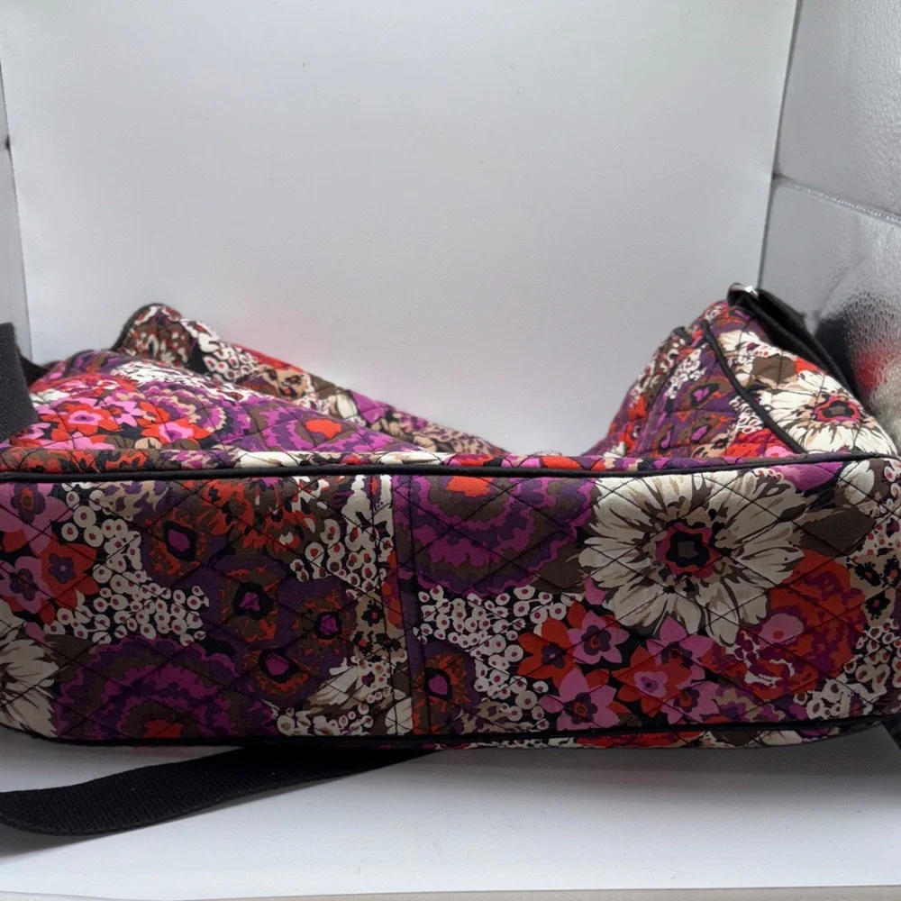 Vera Bradley Floral Quilted Women's Laptop Messenger Bag