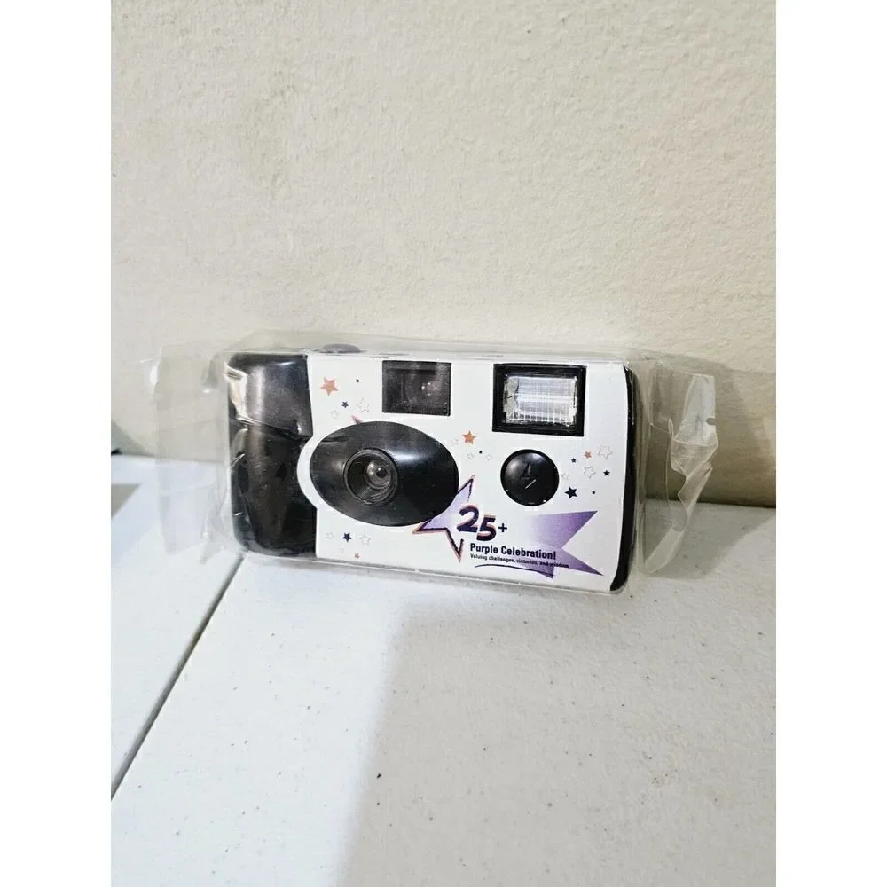 Single Use Custom Camera Collection Purple Celebration