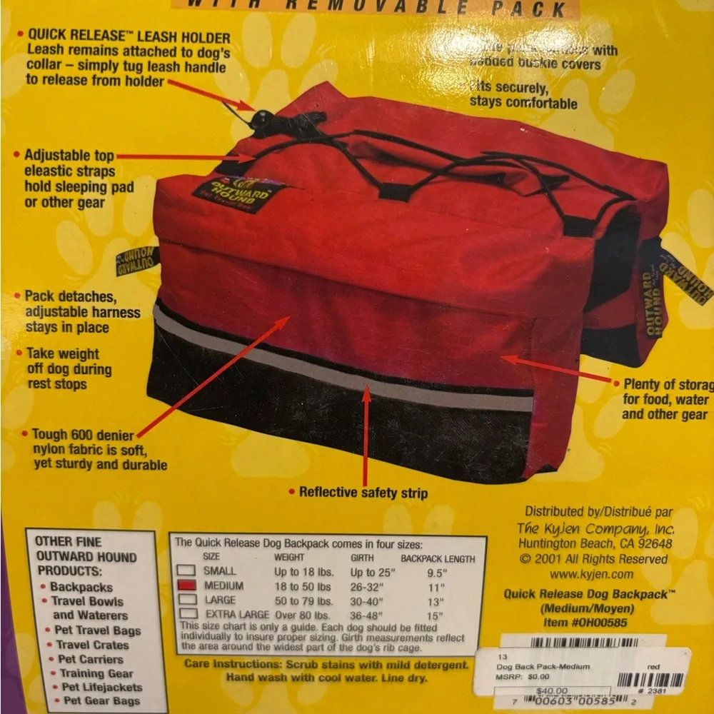 Outward Hound quick release