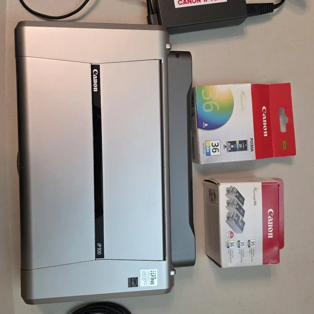 canon printer blue