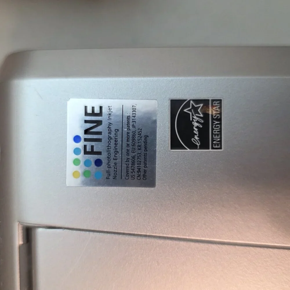 canon printer blue