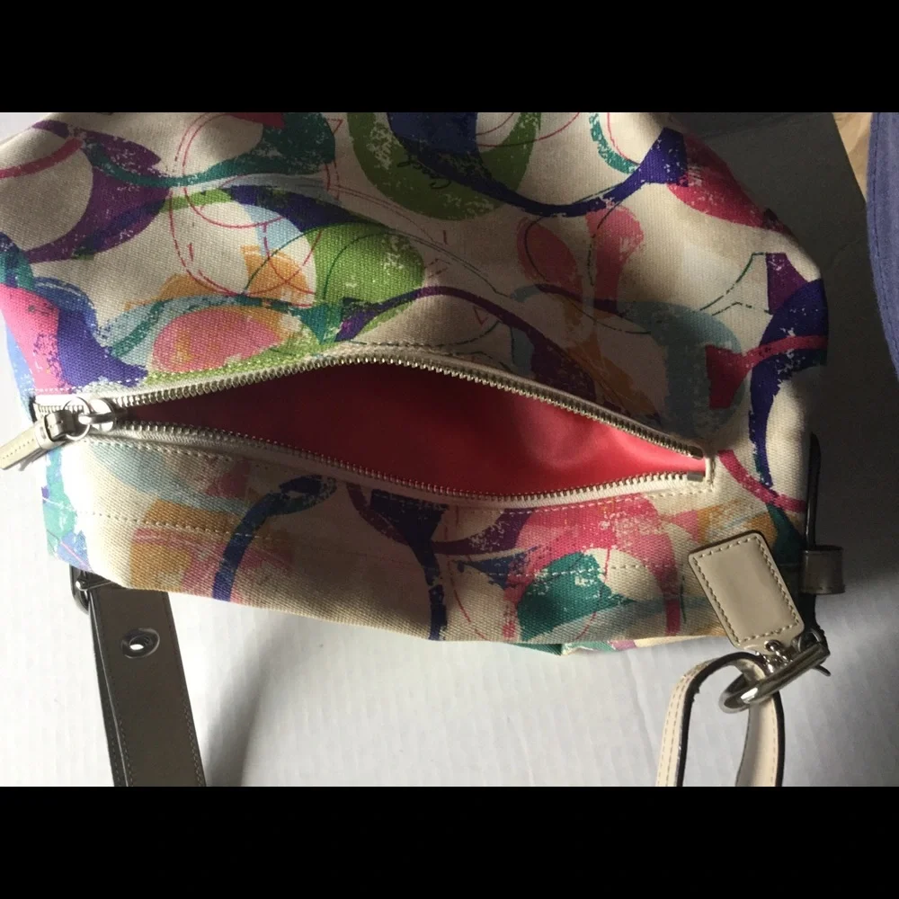 Coach multicolored shoulder bag