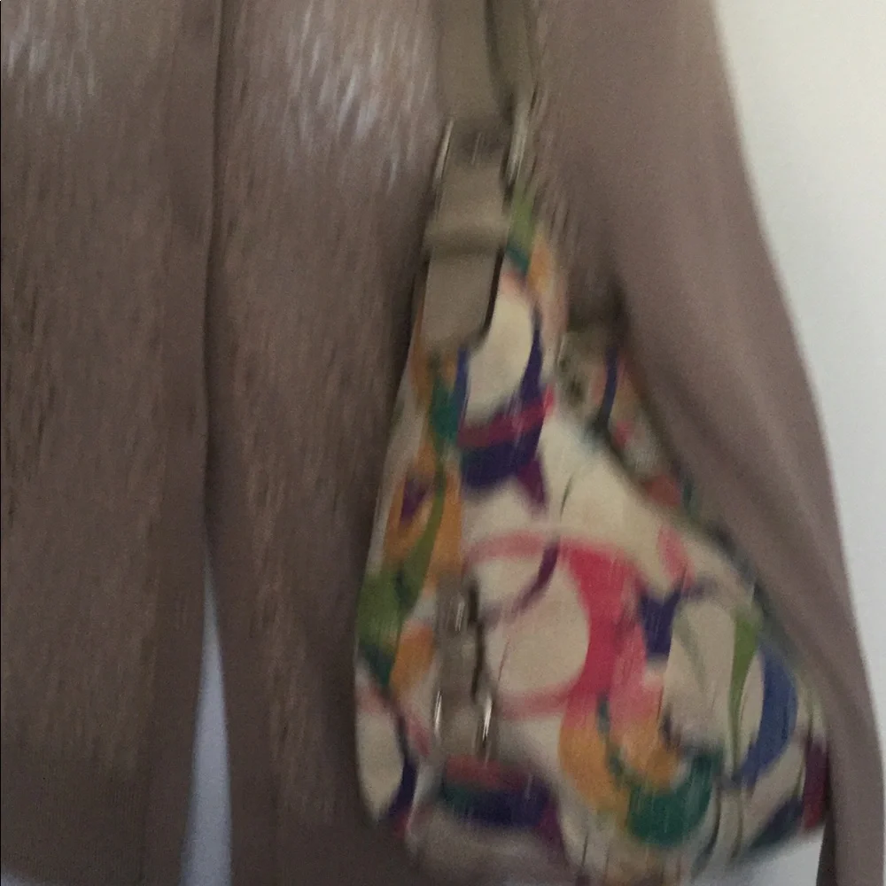Coach multicolored shoulder bag