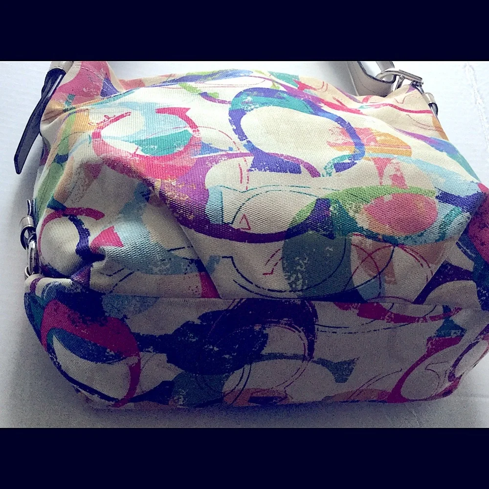 Coach multicolored shoulder bag