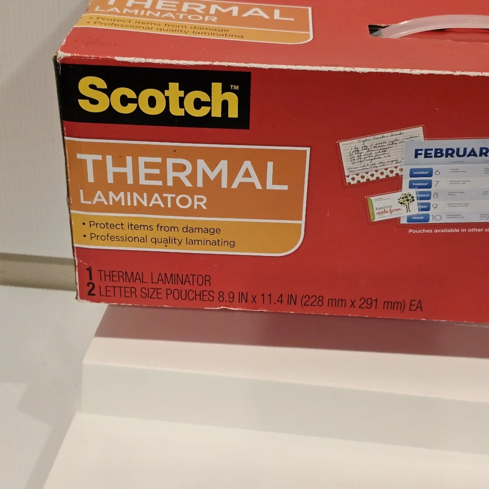 Scotch Thermal Laminator TL902 Compact Easy to Use for Home Office Classroom