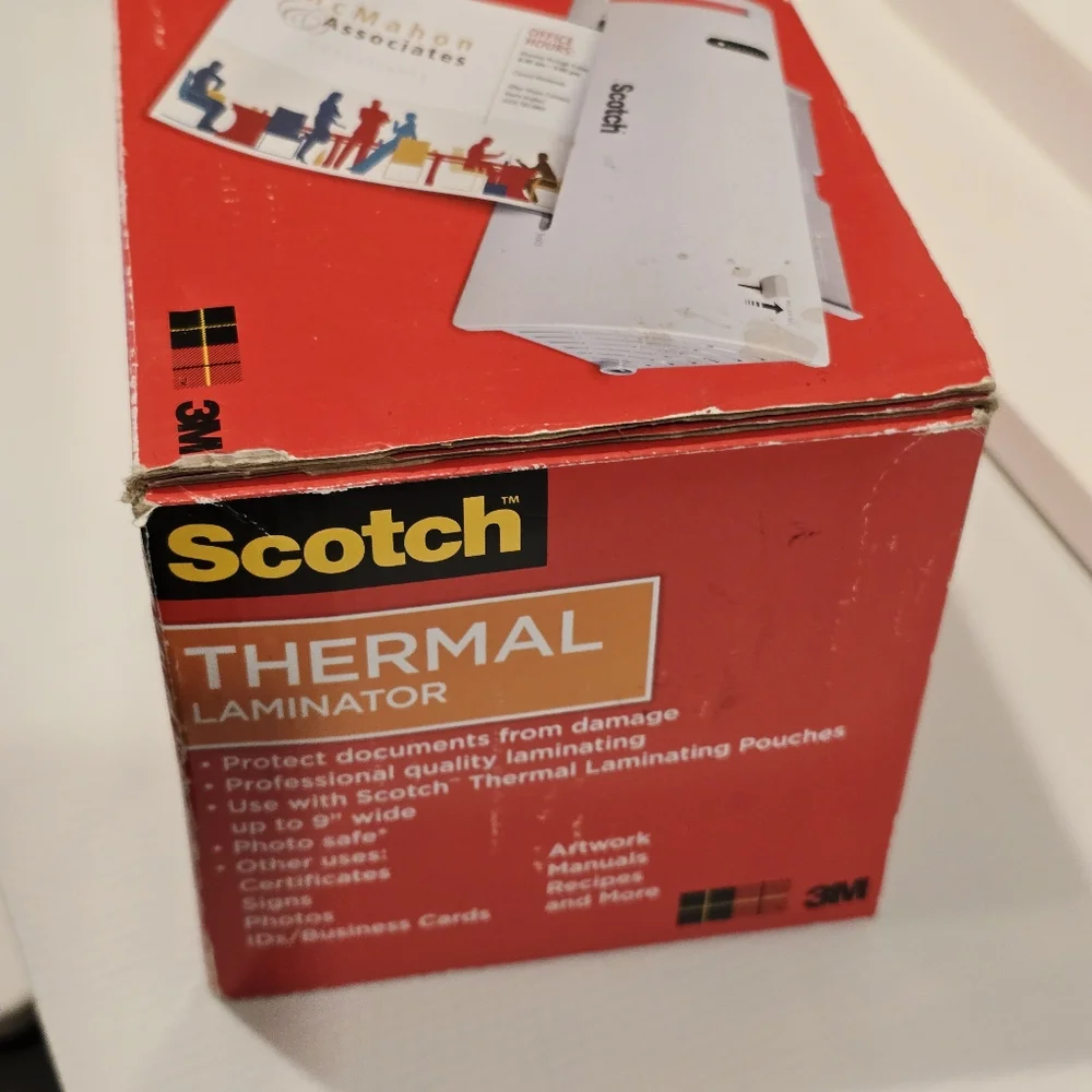 Scotch Thermal Laminator TL902 Compact Easy to Use for Home Office Classroom