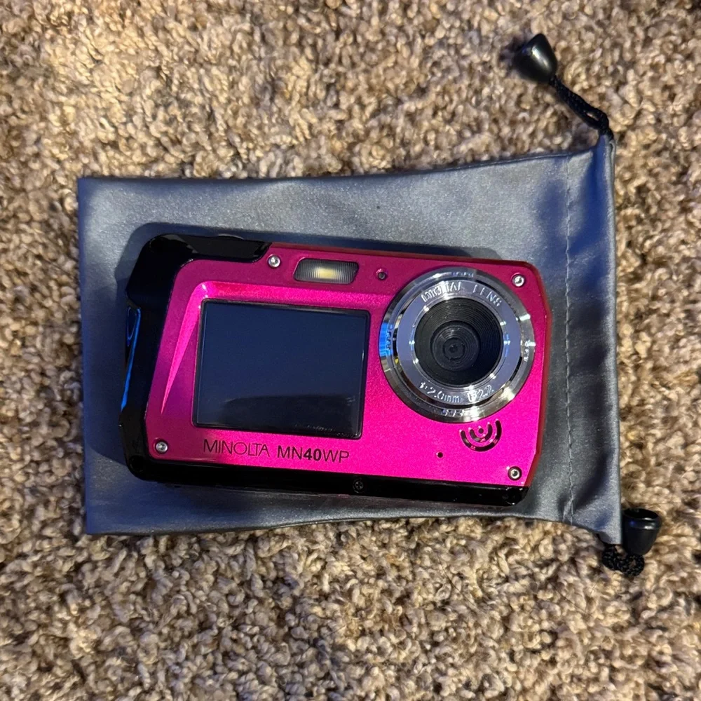 Minolta MN40WP Pink Digital Camera