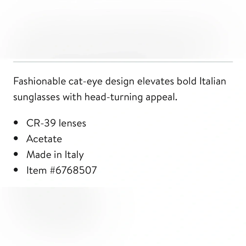 Fendi‎ Cat Eye Sunglasses