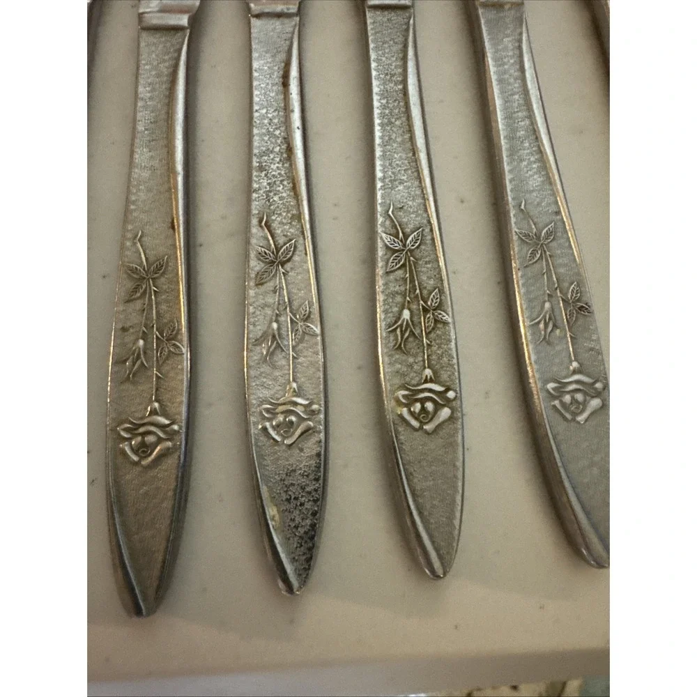 Stanley Roberts Florentine Rose Stainless Steel 11 Butter Knives