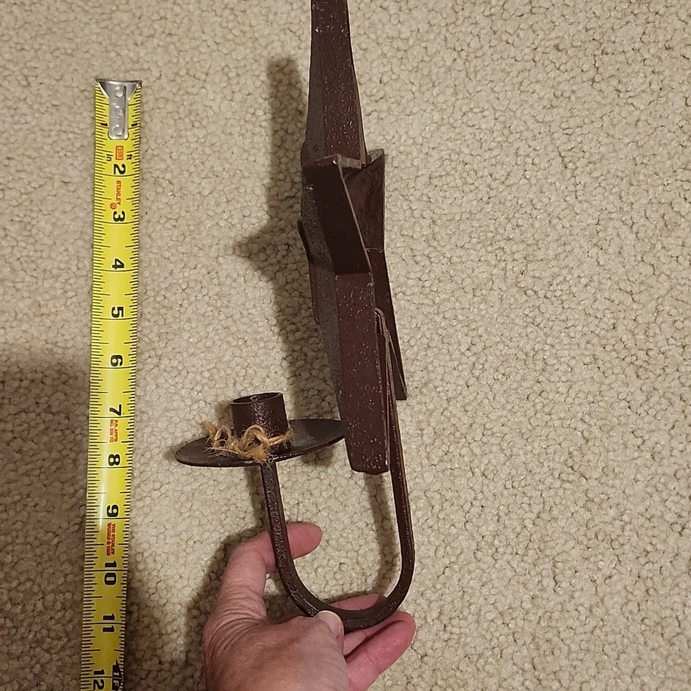Rustic Maroon Star Wall Hook