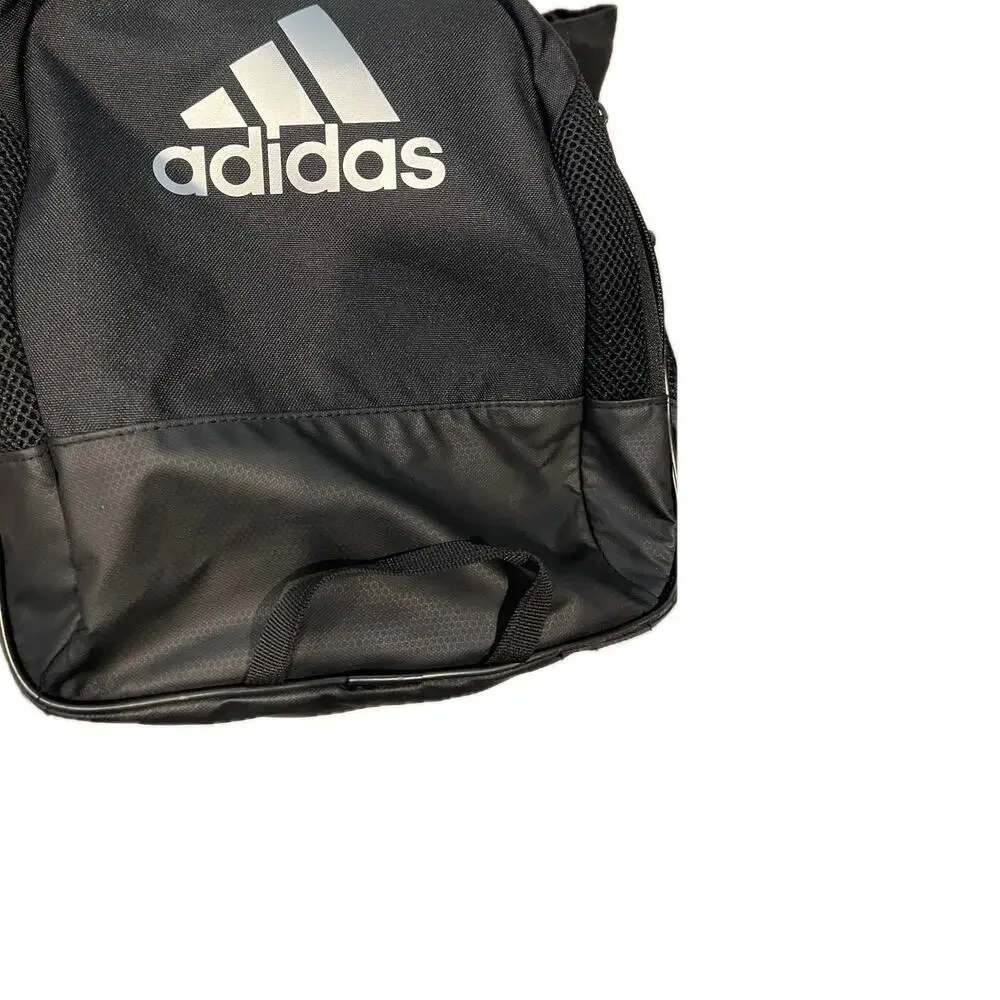 Adidas Defender Medium White Black Gym Bag