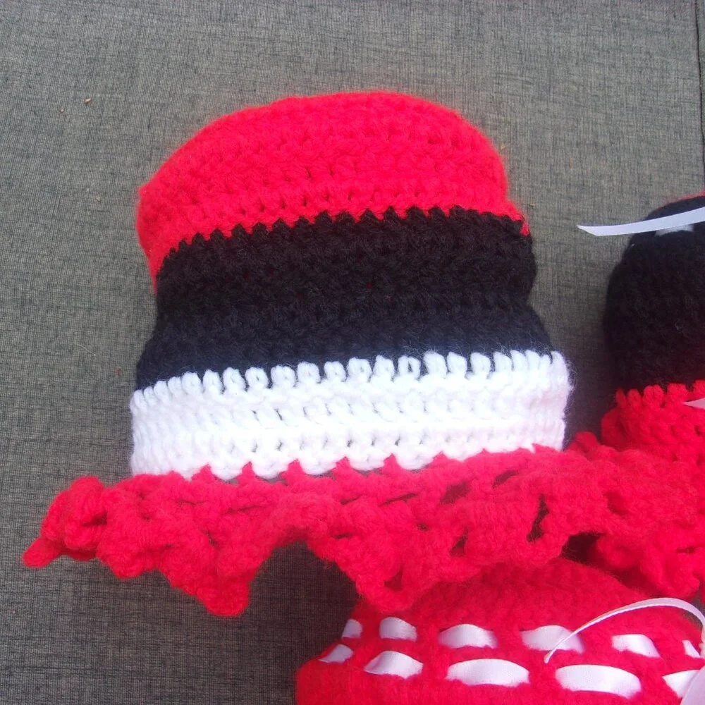 Three Handmade Knitted Toilet Tissue Covers