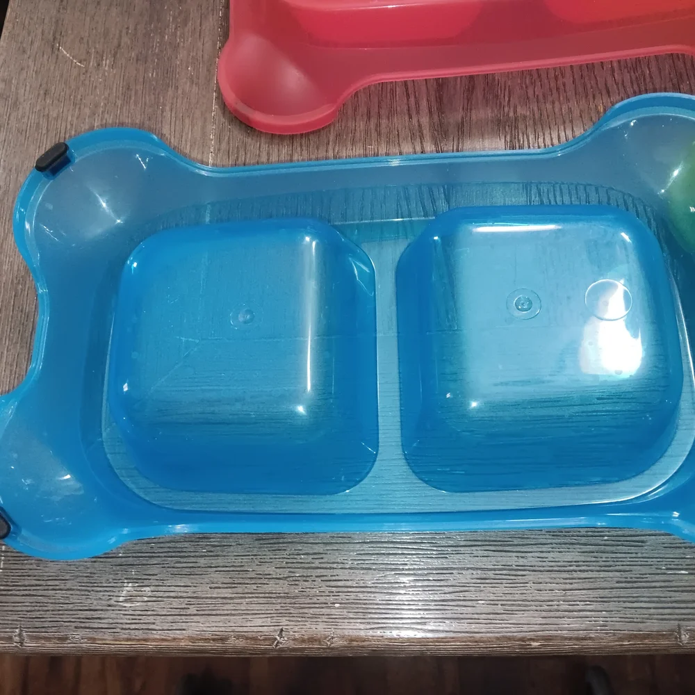 Set of Colorful Pet Feeding Bowls