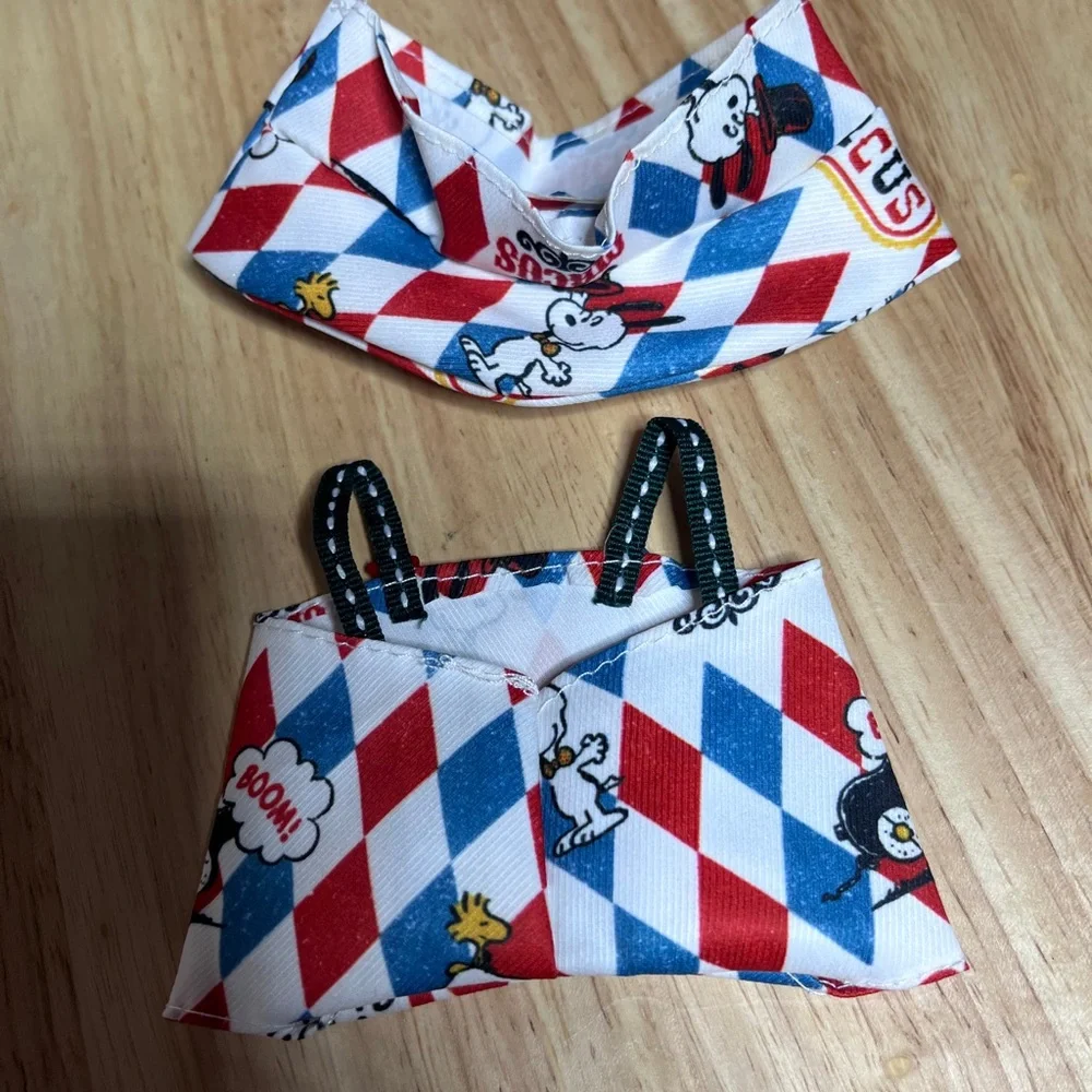 La bubu outfit Labubu romper and hat set snoopy peanut Circus
