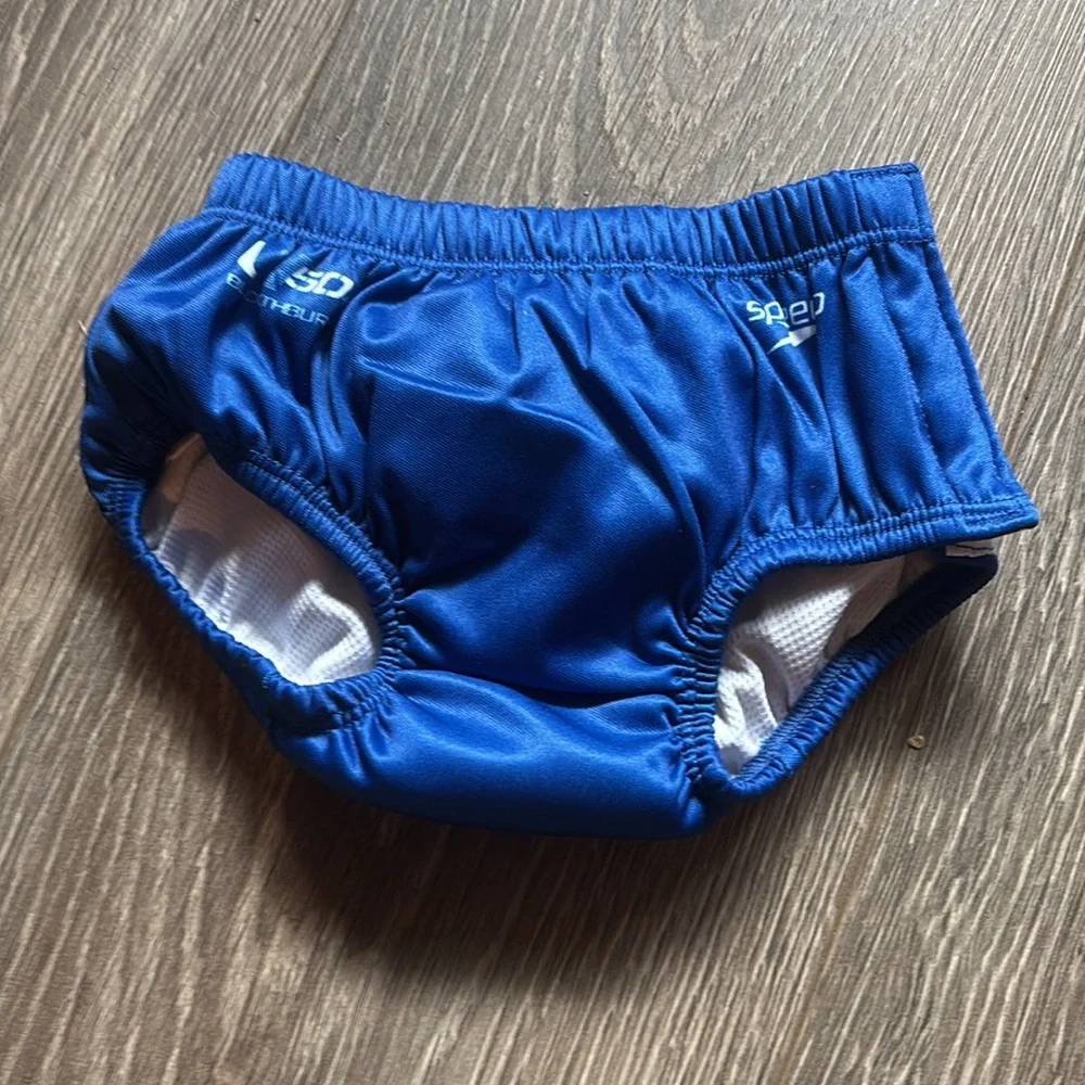 Speedo Kids Shark Blue Diaper Cover