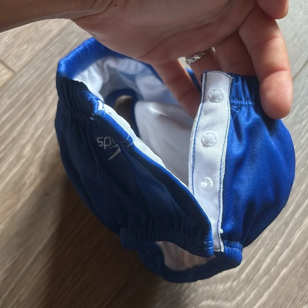 Speedo Kids Shark Blue Diaper Cover