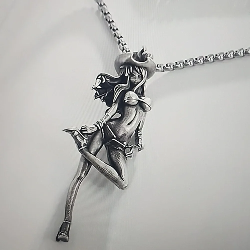 Anime Sexy 🌟 Cowgirl 🐎 Necklace