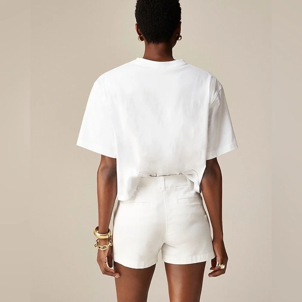 NWT J Crew white shorts size 12 and 14
