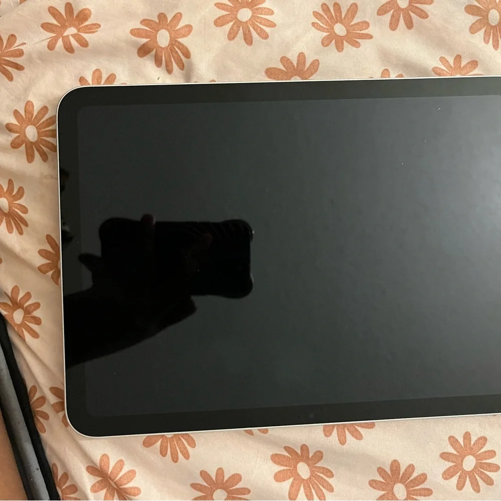 Black Tablet with Silver Trim