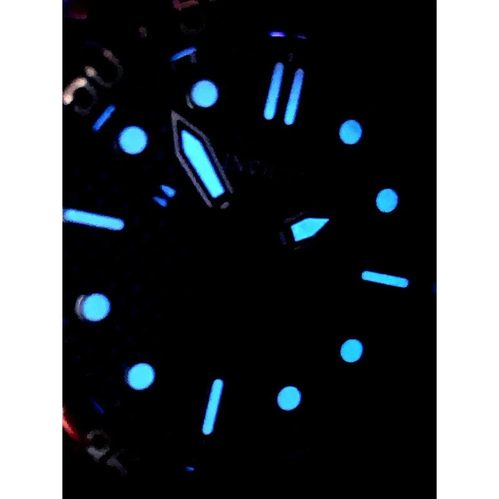 Invicta Mens Watch 35658 Pro Diver Quartz Blue Dial Pepsi Bezel Rubber Band 50mm