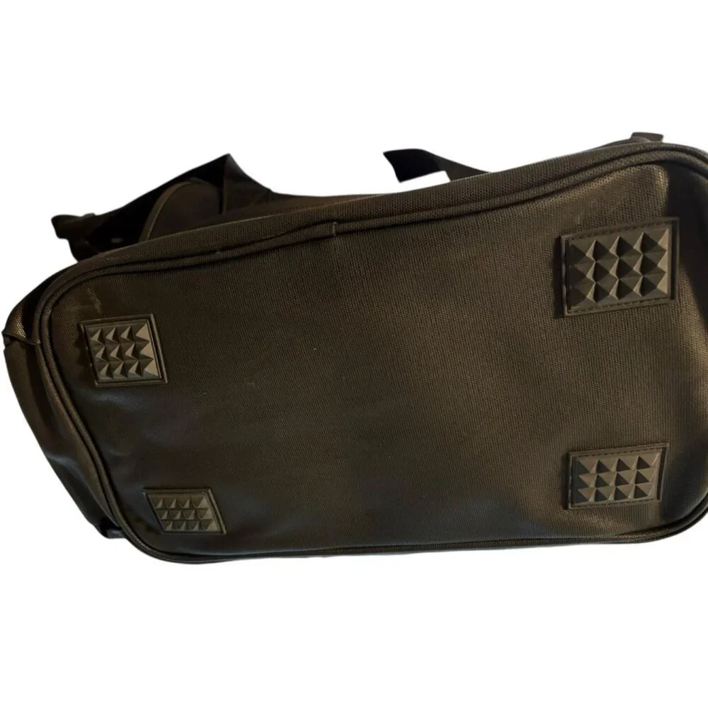 Belleraja Small Travel Dog or Cat Pet Carrier Black with cushion board