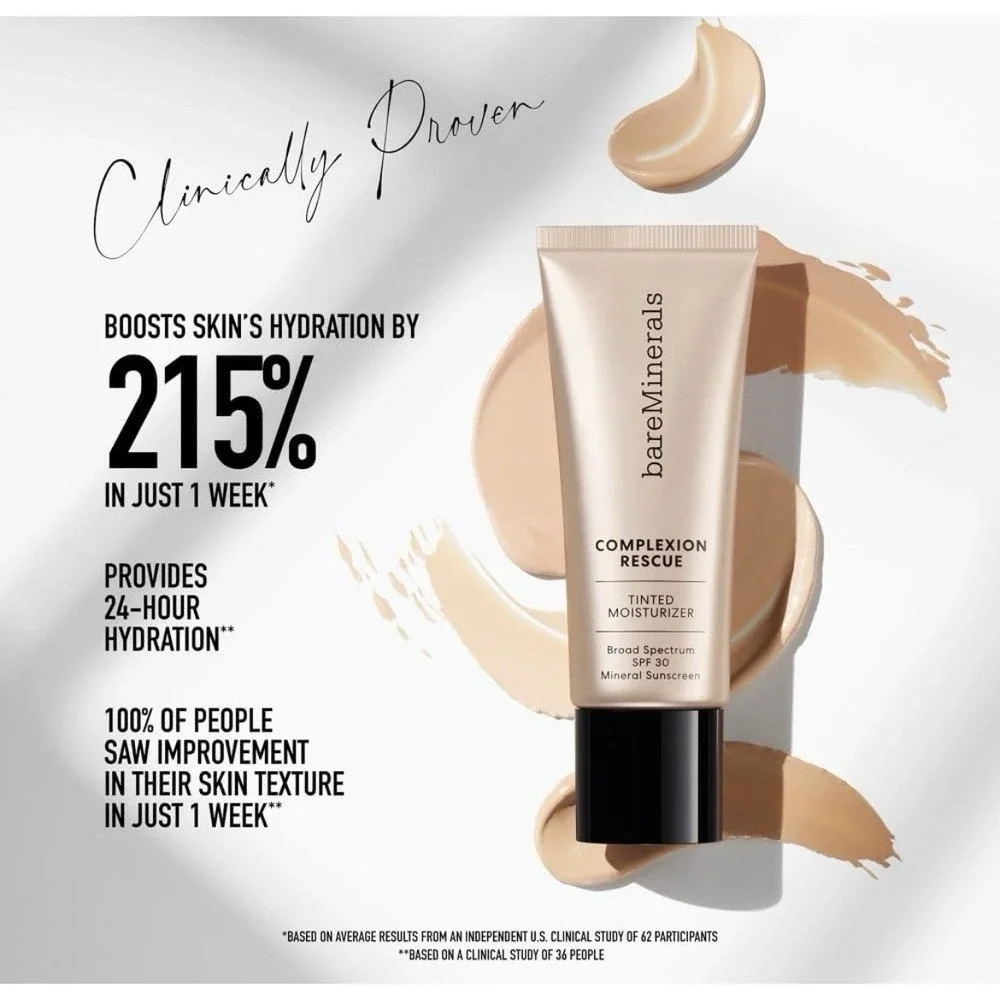 2 - bareMinerals Complexion Rescue Cinnamon Tinted Hydrating Gel Cream 0.5 Oz