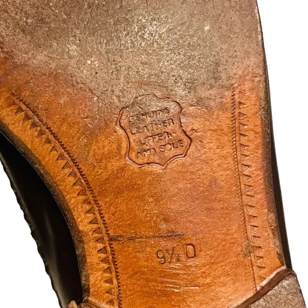 Giorgio Brutini Brown Monocle Kiltie Tassel Loafers - Size 8.5.