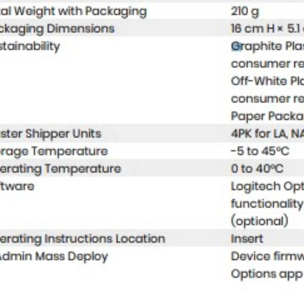 Logitech ergo m575