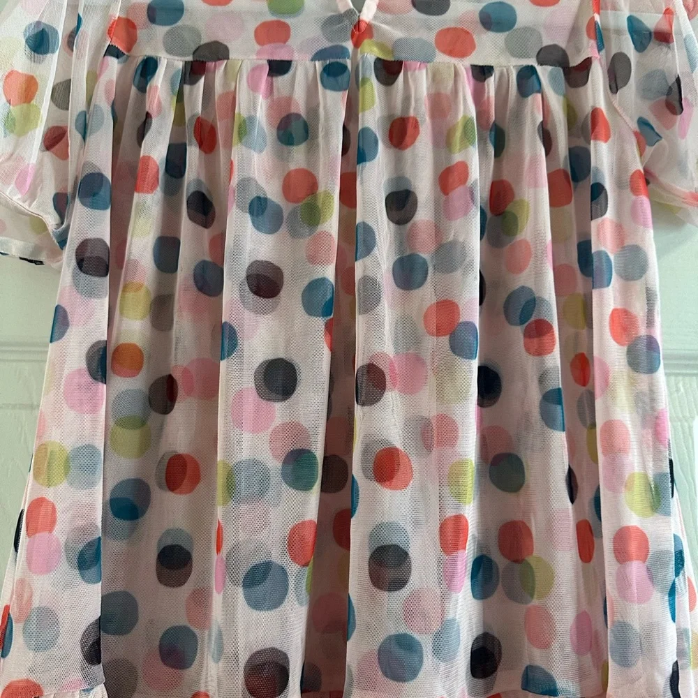 Hanna Andersson Pink Dress with Colorful Dots