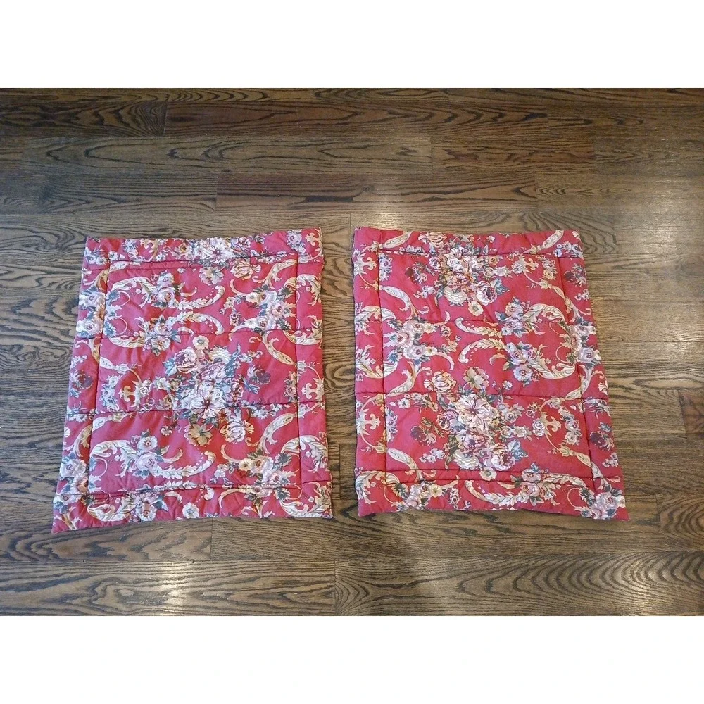 Ralph Lauren Marsailles Floral Pillow Shams Two No Tags