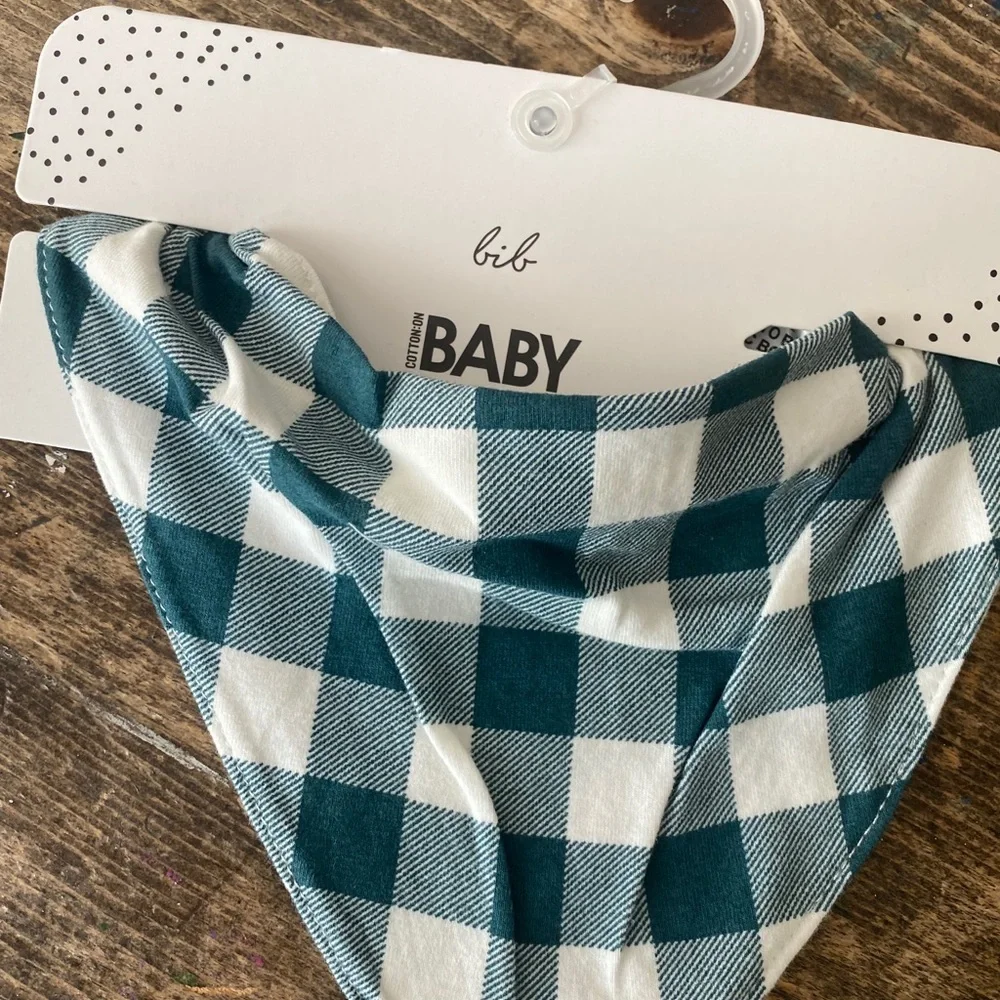 🆕TRIO of COTTON ON Bandana BIBS - unisex👶🏻👶🏻