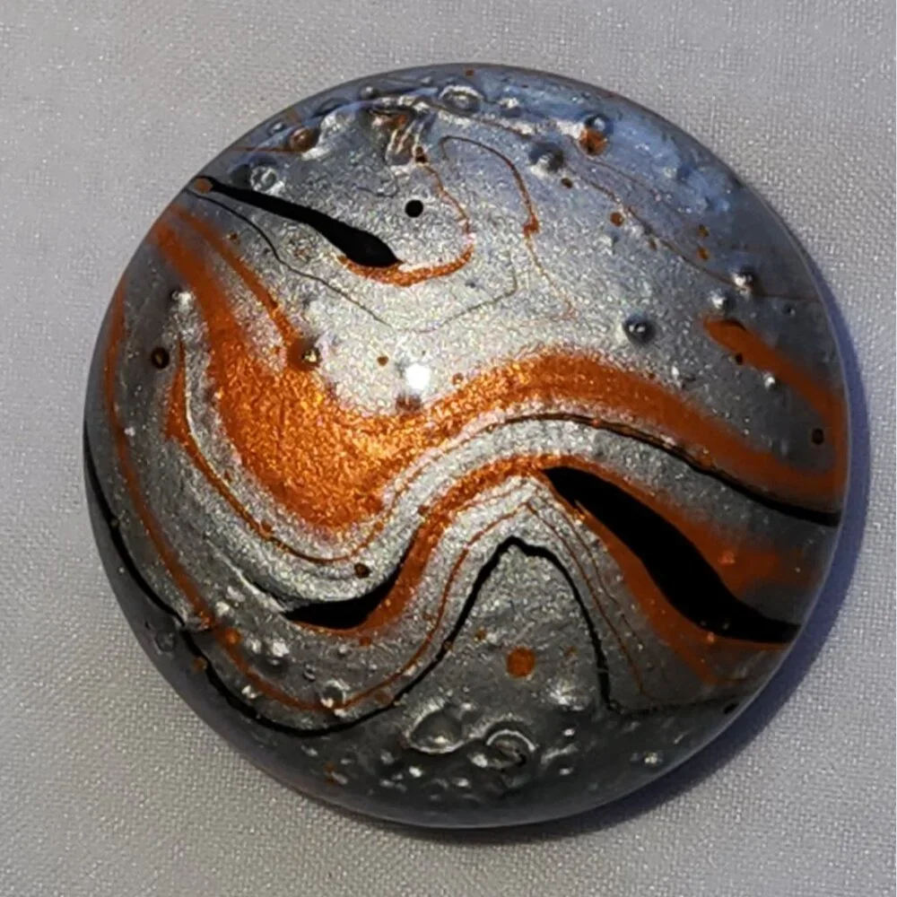 Hand Crafted Painted Cabinet Door Knobs Resin Abstract Kitchen Bathroom Dresser