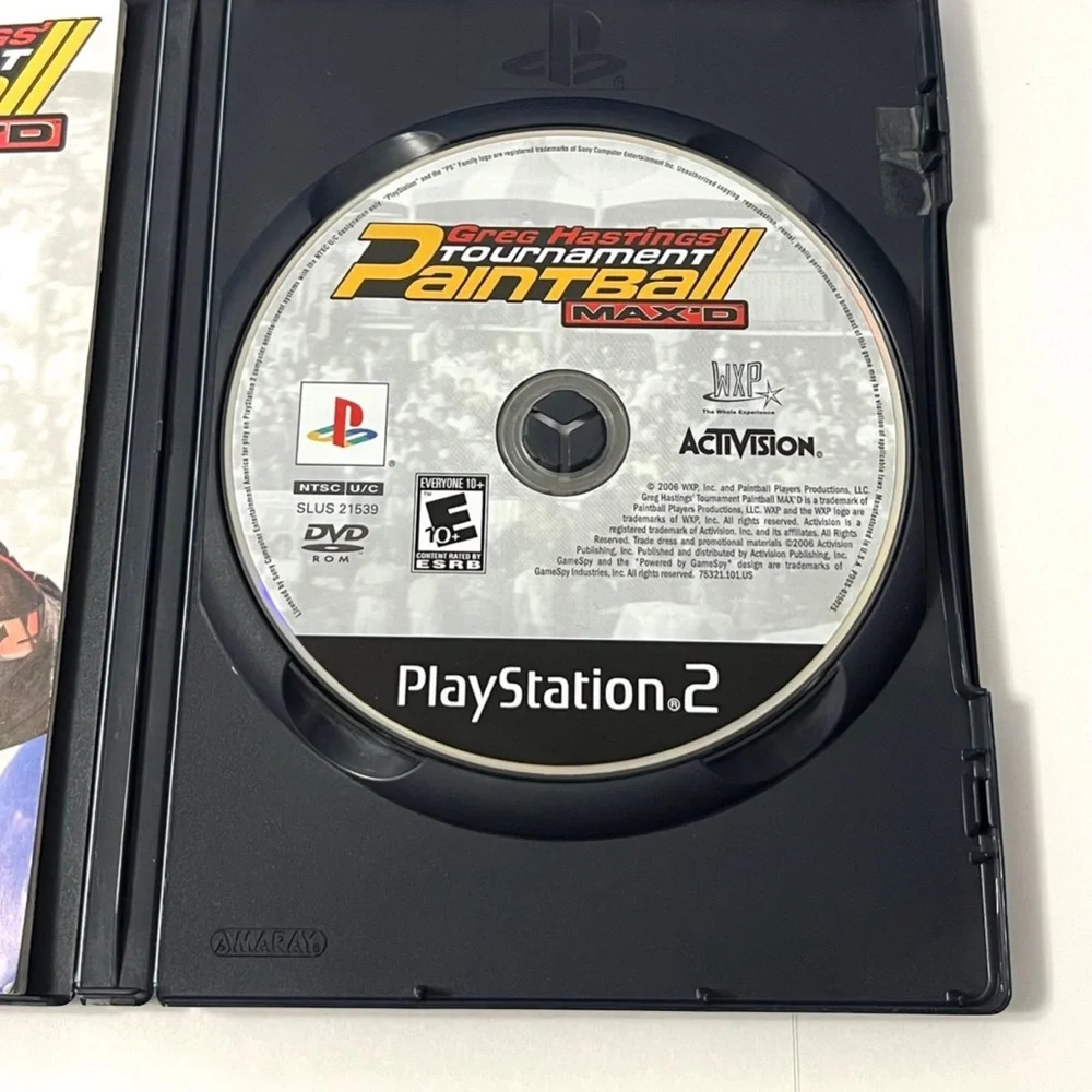 Greg Hastings' Tournament Paintball Max'd (Sony PlayStation 2, 2006) Complete