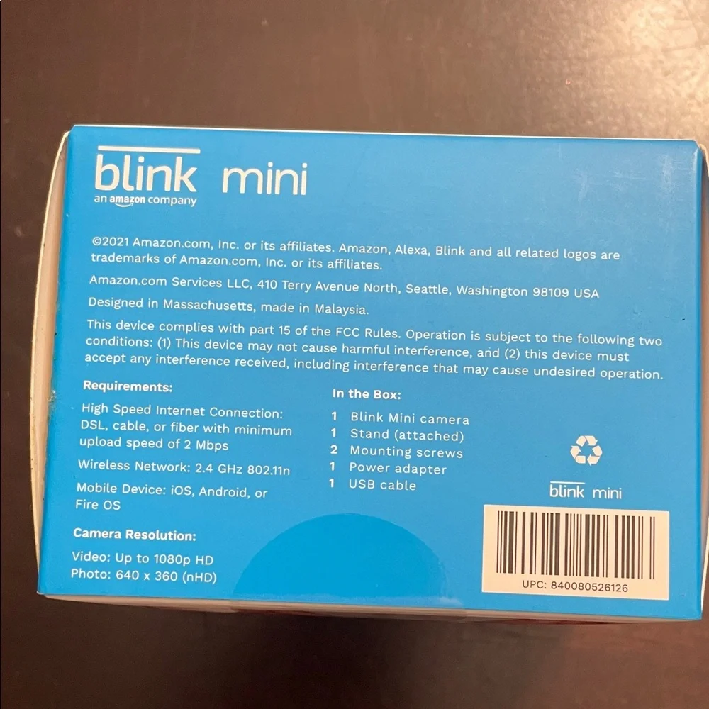 Blink mini indoor