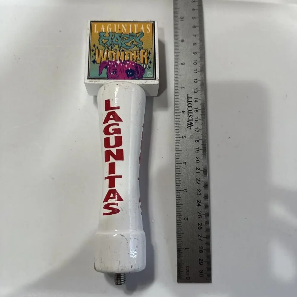 Lagunitas Hazy Wonder IPA Beer Tap Handle