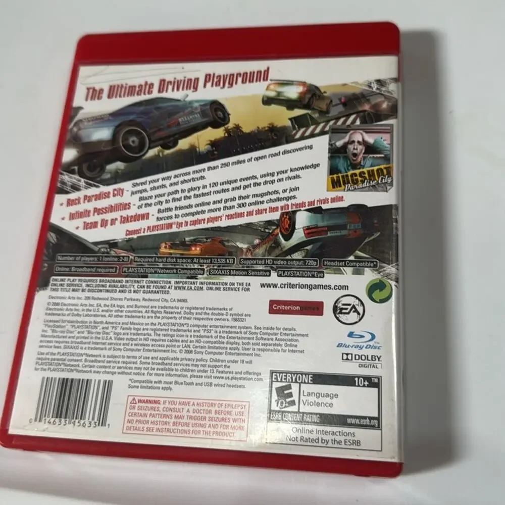 Sony burnout paradise