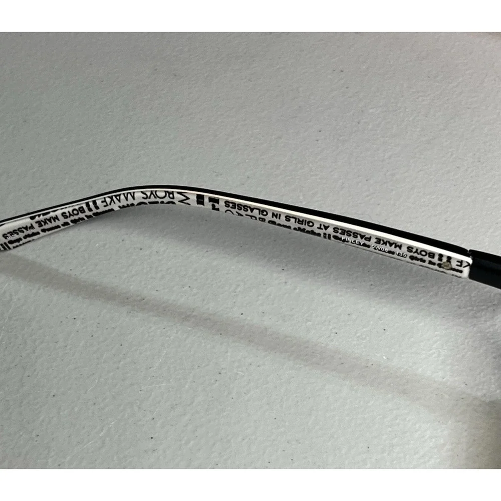 Kate Spade Womens Glasses Frames Black Cat Eye 135mm