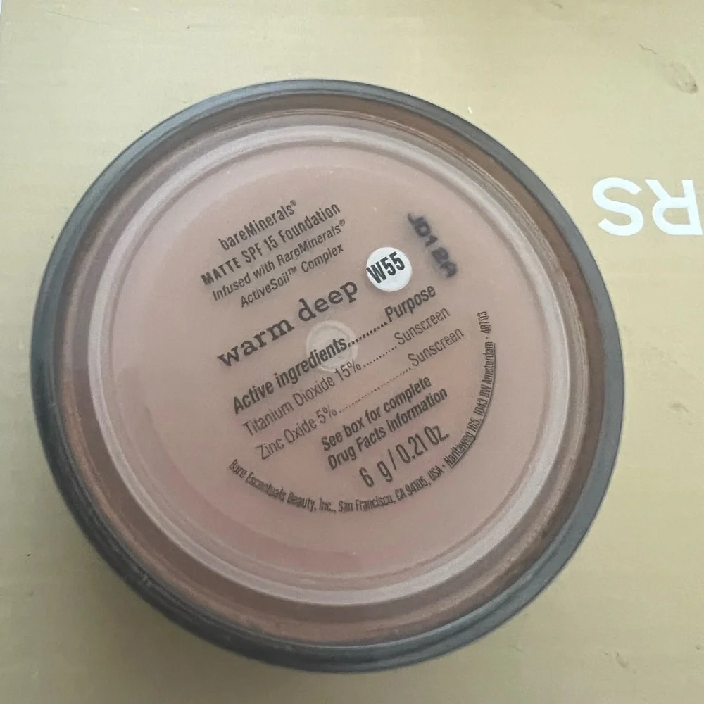 Bareminerals powder foundation Warm Deep W55 NWT