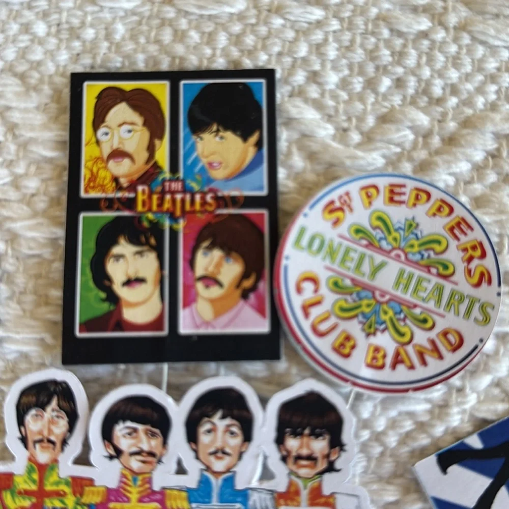 Custom Made Beatles Birthday Cake Topper
