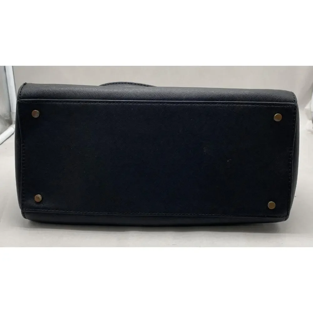 kate spade black leather